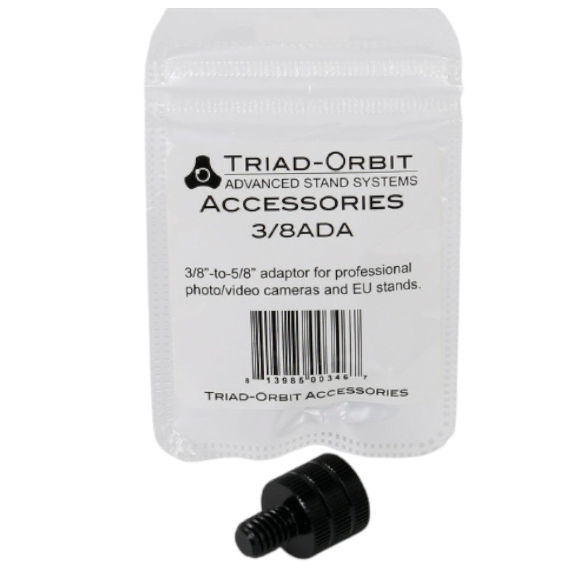 3/8ADA – 5/8″ Female to 3/8″ Male IO-H Adaptor