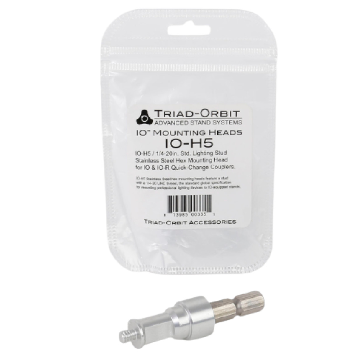 IO-H5 – IO Lighting Quick-Change Coupler Head, Brass