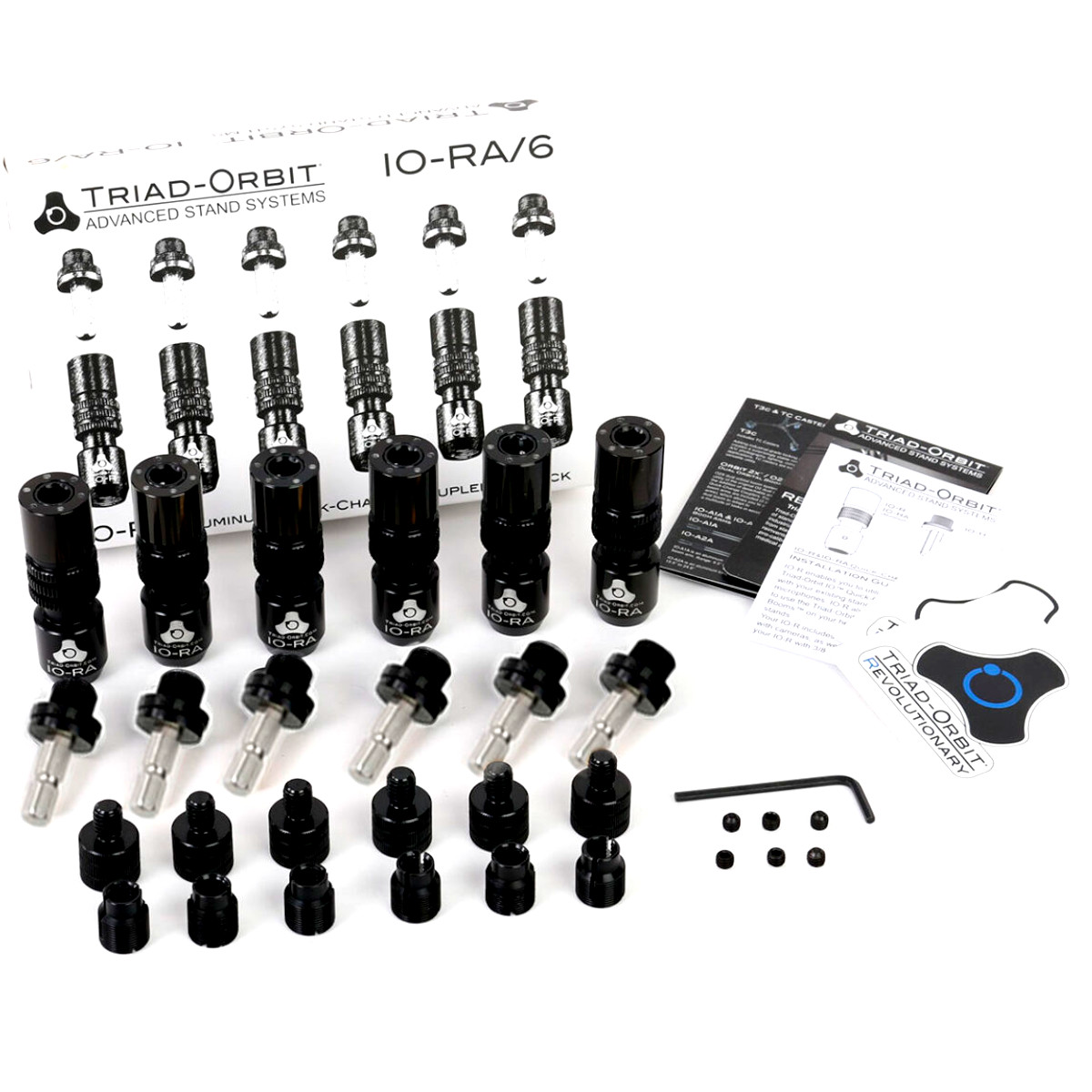 IO-RA/6 – IO Retrofit Quick-Change Coupler, Aluminum – 6-pack