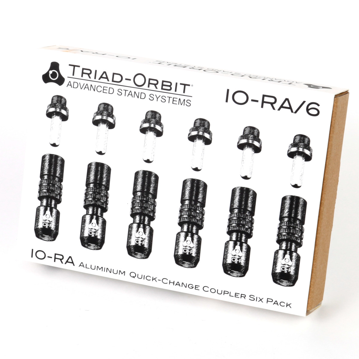IO-RA/6 – IO Retrofit Quick-Change Coupler, Aluminum – 6-pack