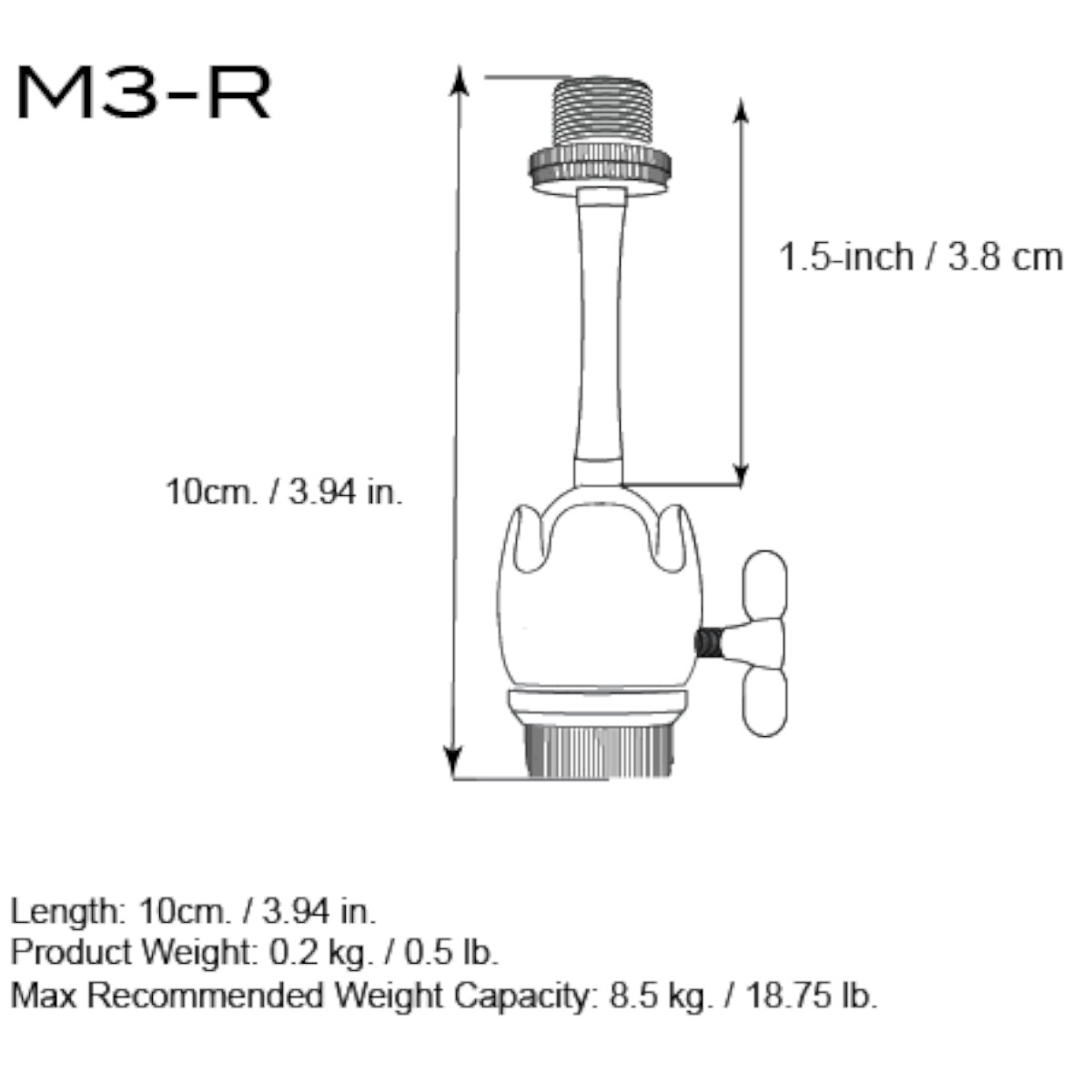M3-R – Retrofittable Long Stem Adapto