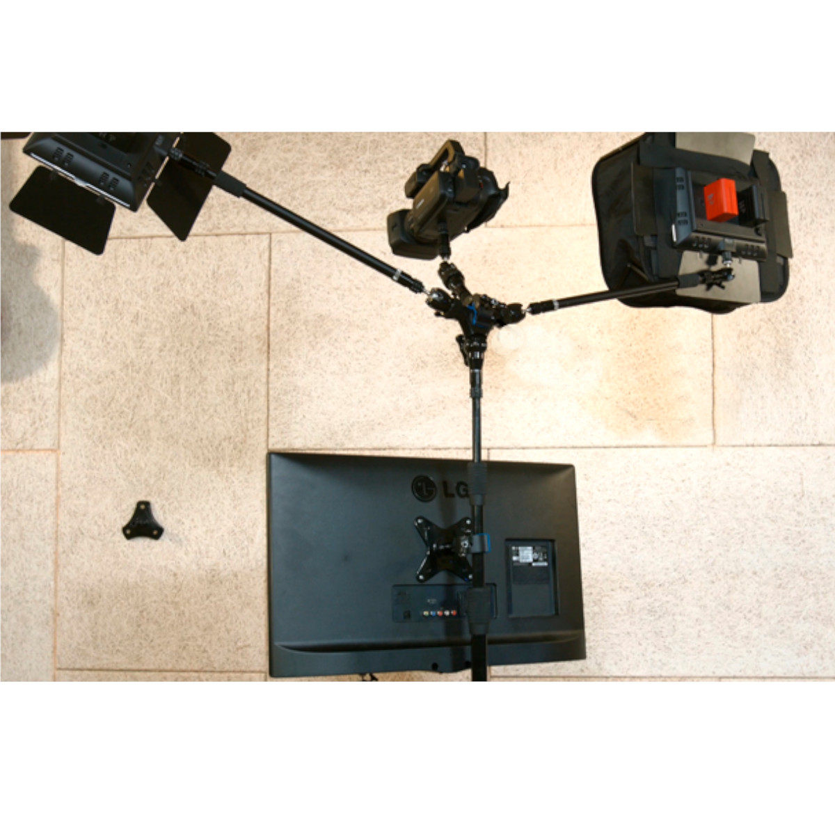 O2x – Dual Arm Orbital Boom with Interchangeable Arms