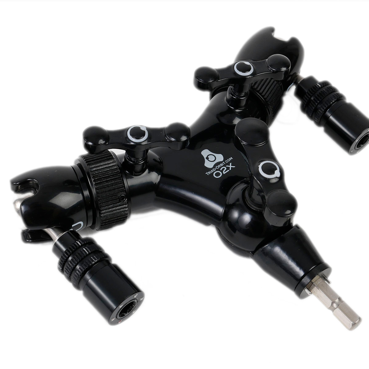 O2x – Dual Arm Orbital Boom with Interchangeable Arms