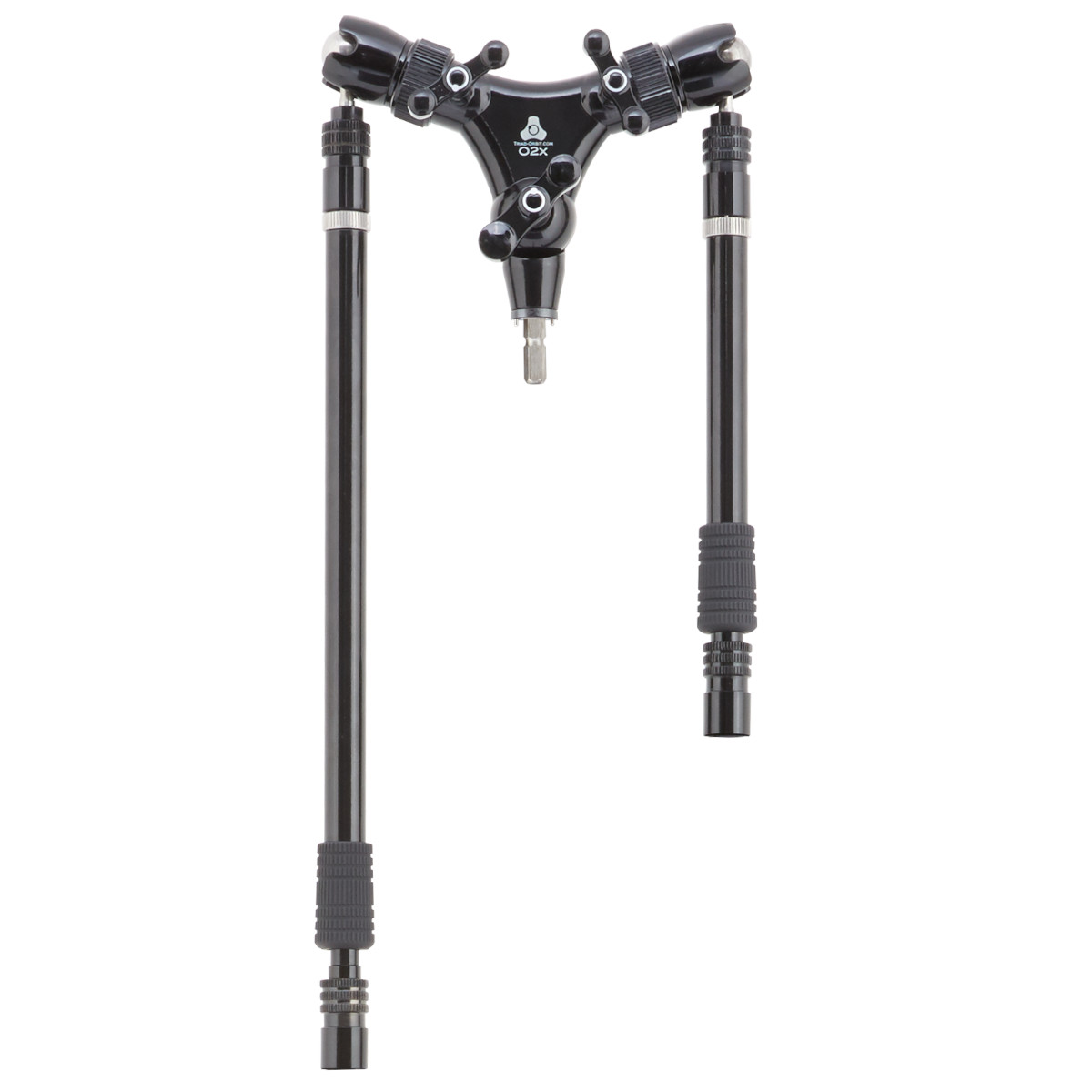 O2x – Dual Arm Orbital Boom with Interchangeable Arms