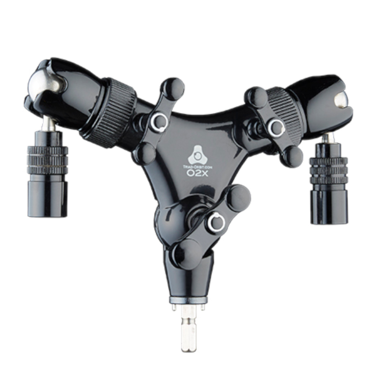 O2x – Dual Arm Orbital Boom with Interchangeable Arms