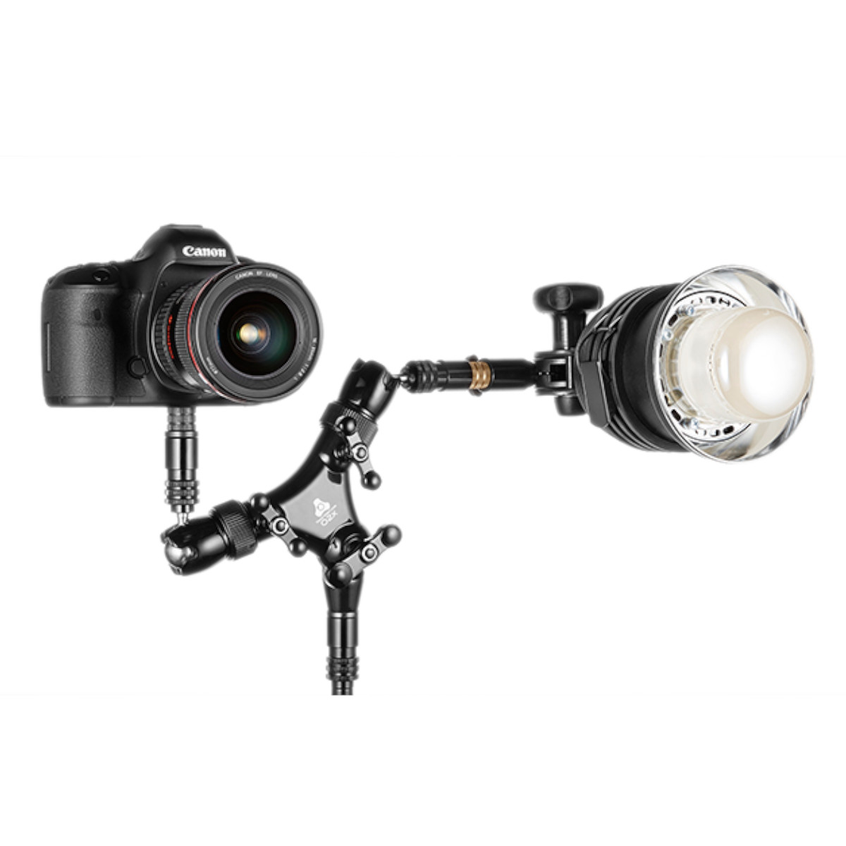 O2x – Dual Arm Orbital Boom with Interchangeable Arms