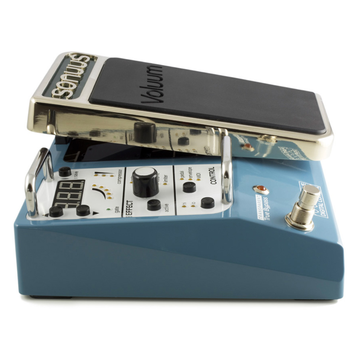 Voluum  —  Analog Volume FX and MIDI-USB Pedal for Guitar and Bass