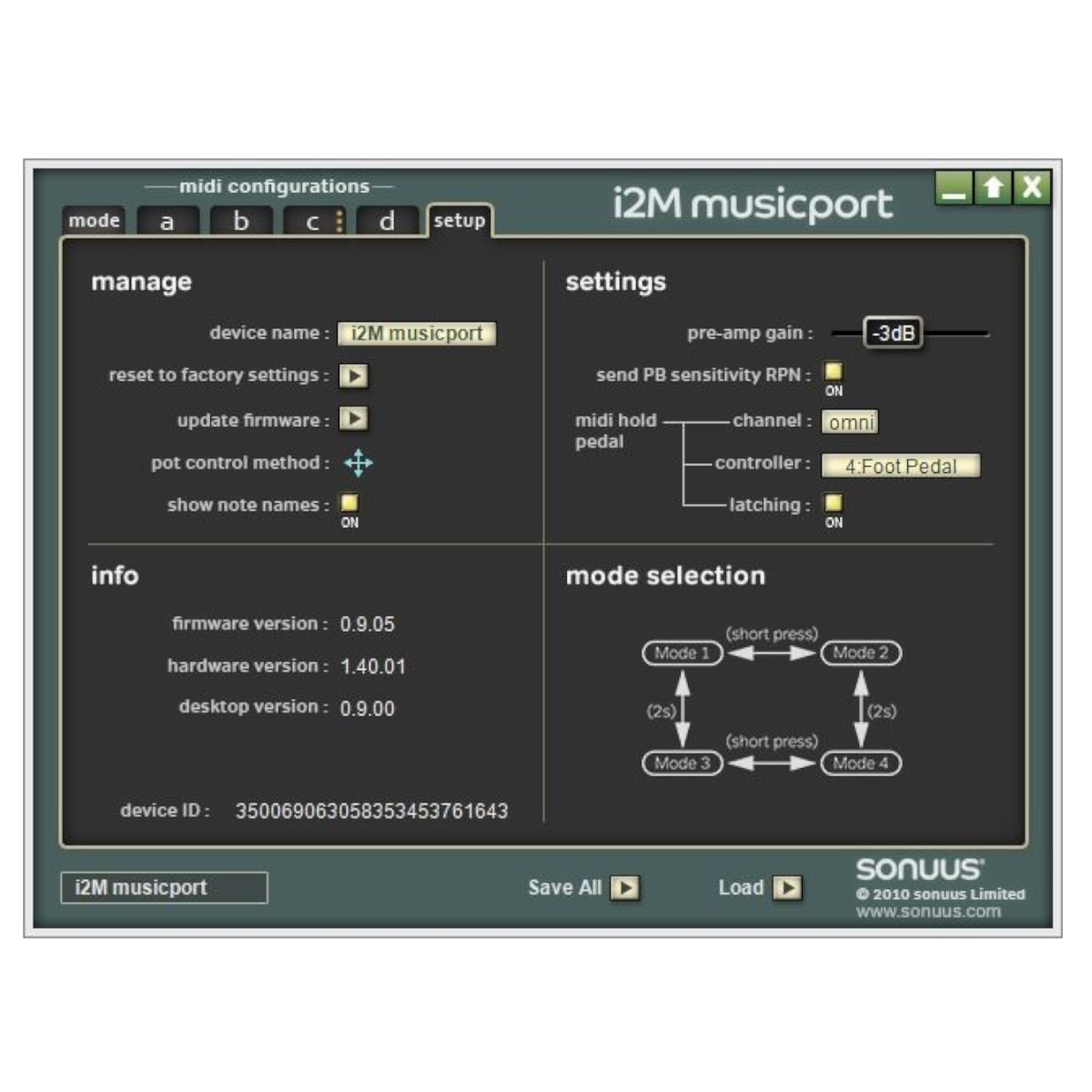 i2M musicport  —  MIDI Converter & Hi-Z USB Audio Interface