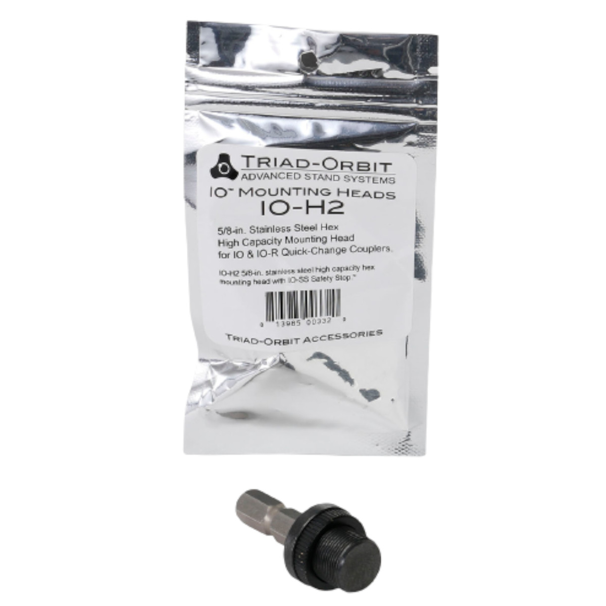 IO-H2 – IO Quick-Change Coupler Head, Stainless Steel