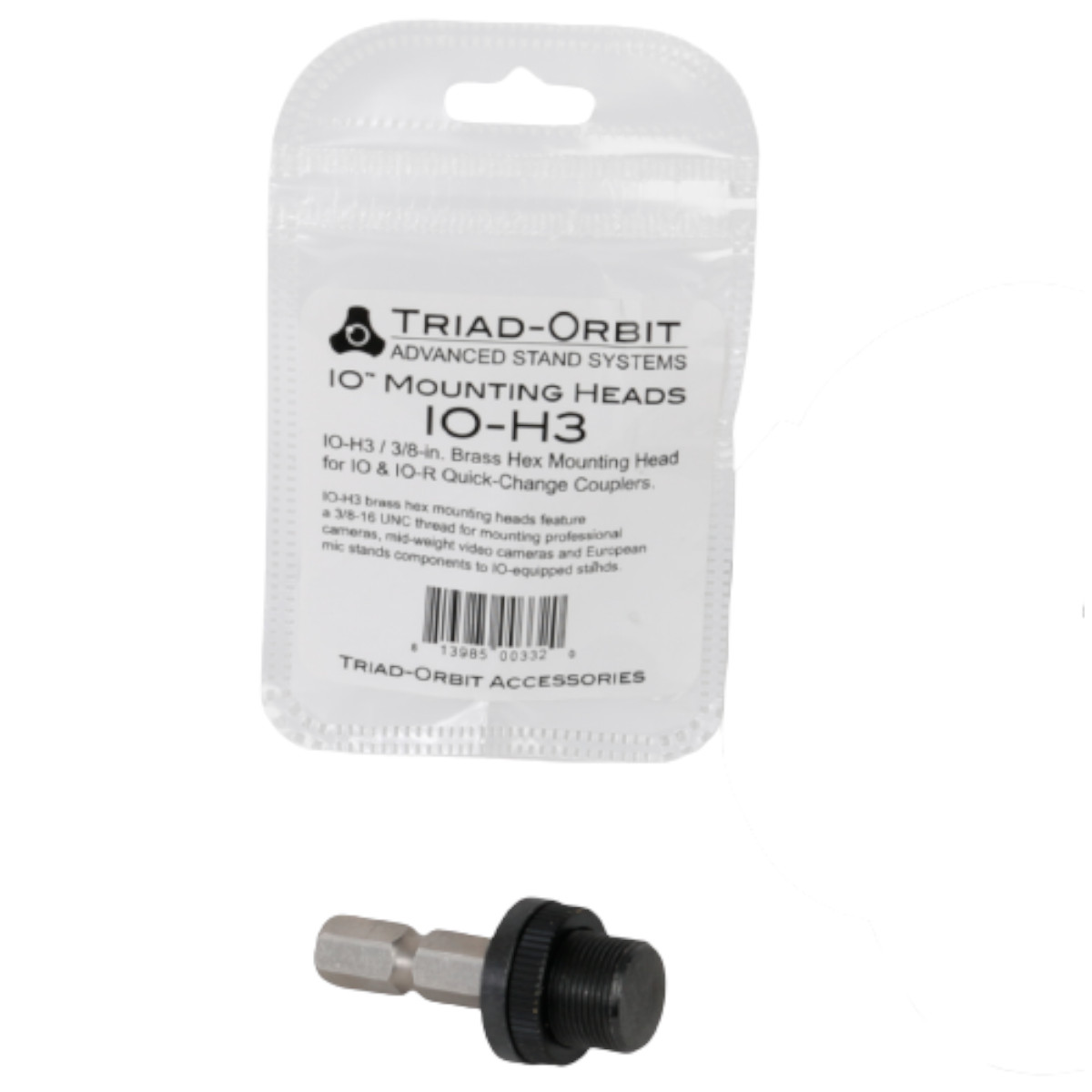 IO-H3 – IO 3/8″ Quick-Change Coupler Head, Brass