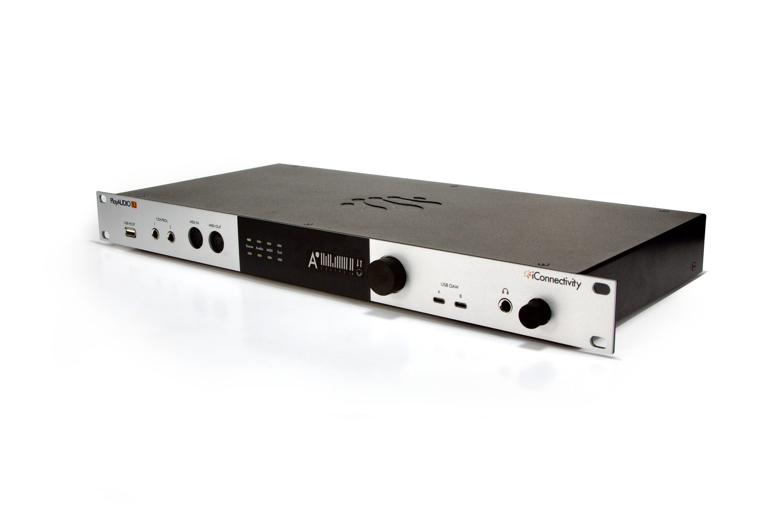 PlayAUDIO1U  —  Professional 12 XLR Out, Redundant Live Playback Audio-MIDI-RTP Network Interface
