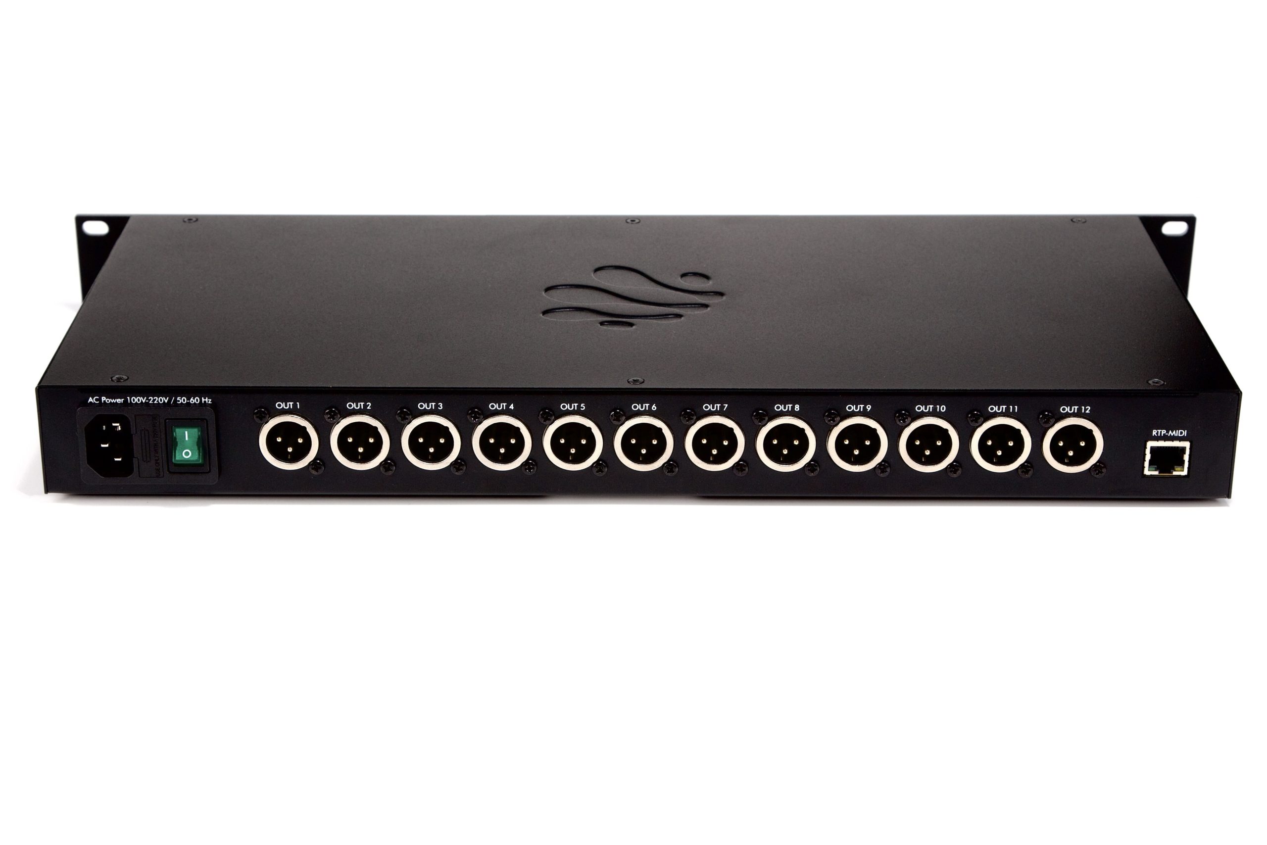 PlayAUDIO1U  —  Professional 12 XLR Out, Redundant Live Playback Audio-MIDI-RTP Network Interface